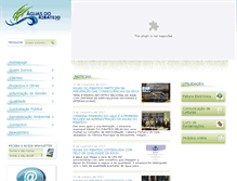 Tablet Screenshot of aguasdoribatejo.com